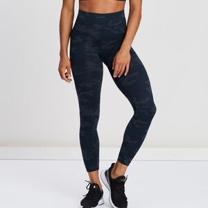 NWOT Spanx Shape Black Camo Leggings